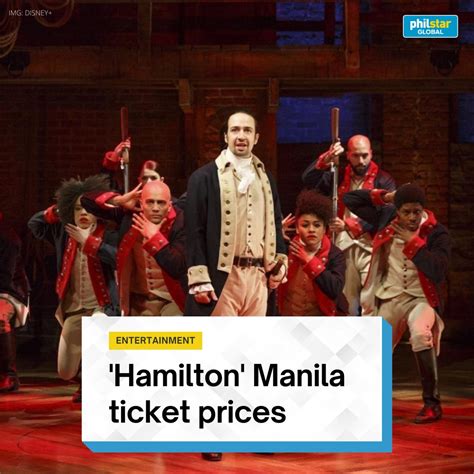 LIST: 'Hamilton' Manila ticket prices .